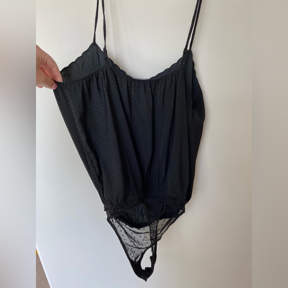 Intimately by Free People Black Polkadot Bodysuit - Picture 4 of 8